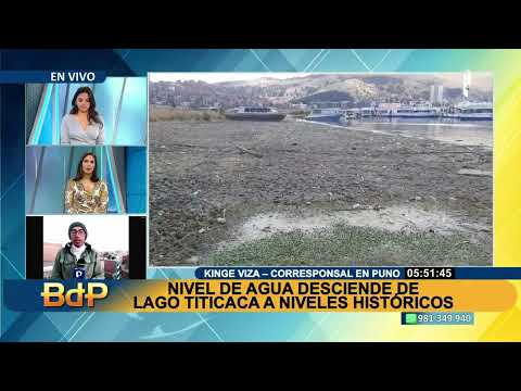 Puno en alerta: aguas del lago Titicaca descienden a niveles históricos