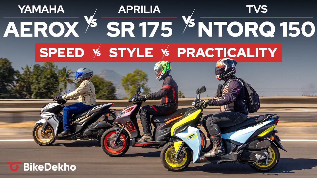 Yamaha Aerox vs SR 175 vs Ntorq: Who Wins Young Hearts?