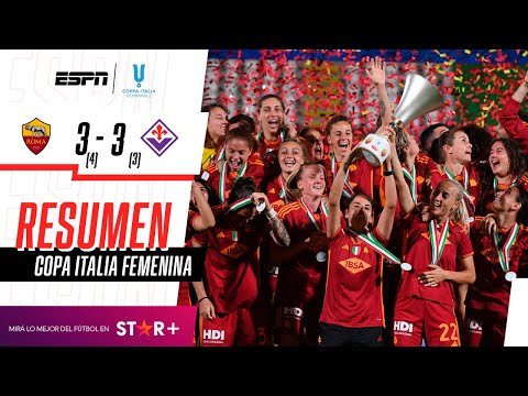 ¡EN UNA FINAL ÉPICA, LA LOBA SE IMPUSO ANTE LA VIOLA Y ES CAMPEONA! | Roma 3-3 Fiorentina | RESUMEN