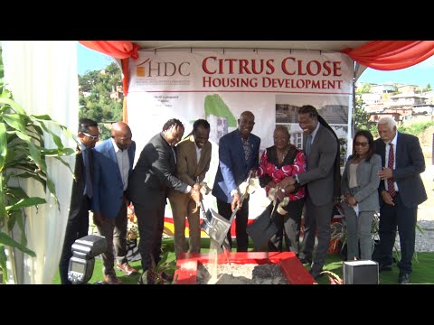 Sod Turned For Citrus Close Housing Development In Laventille - Tenants Warned To Pay Their Dues
