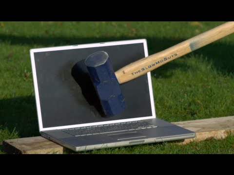 Sledgehammer vs Mac in Slow Motion - The Slow Mo Guys