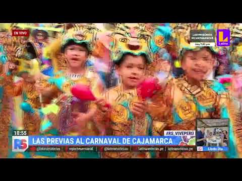 Las previas al carnaval de Cajamarca
