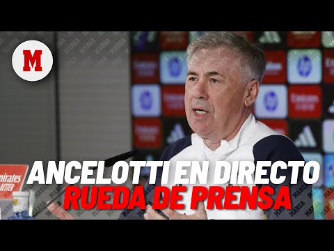 EN DIRECTO I Rueda de prensa de Ancelotti antes del partido frente al Cádiz, en vivo