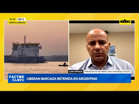 Liberan barcaza retenida en Argentina