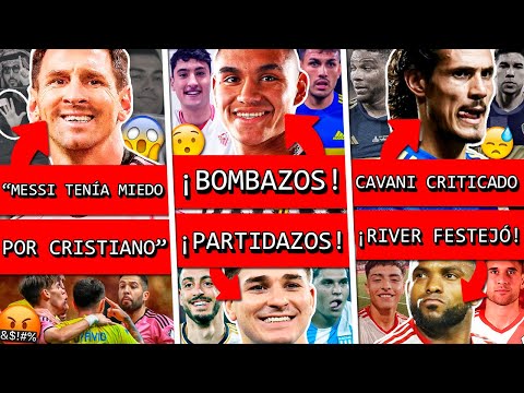 Asi CRISTIANO se burló de MESSI e INTER MIAMI+ BOMBAS del MERCADO+ CAVANI criticado+ RIVER festejó