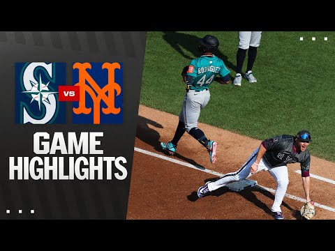 Mariners vs. Mets Game Highlights (8/16/25) | MLB Highlights
