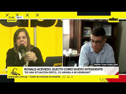 Ronald Acevedo, electo como nuevo Intendente