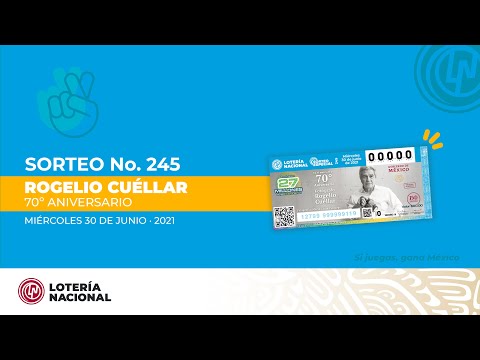 Sorteo Especial No. 245, 70º Aniversario de Rogelio Cuéllar