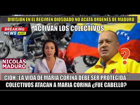 SE FORMO! Colectivos del regimen de Venezuela atacan a Maria Corina EEUU Alerta