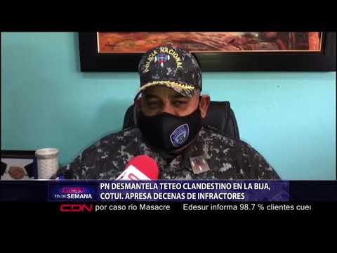 Policía desmantela fiesta clandestina en Cotuí