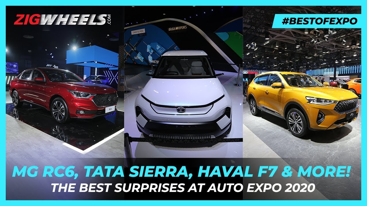 MG RC6, Tata Sierra, Haval F7, Renault Duster & More! | Auto Expo 2020 Surprises | ZigWheels.com