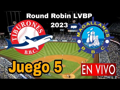 Donde ver Tiburones de La Guaira vs. Navegantes del Magallanes en vivo, juego 5 Round Robin LVBP2023
