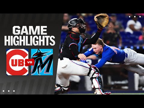 Cubs vs. Marlins Game Highlights (8/23/24) | MLB Highlights