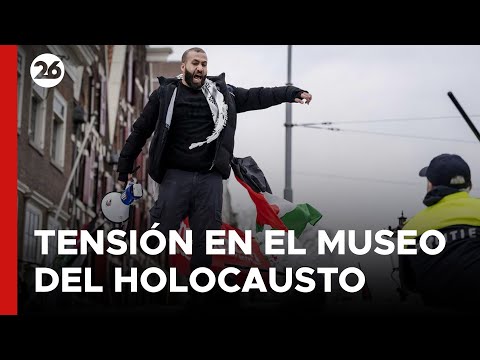 HOLANDA - EN VIVO | Tensión frente al Museo del Holocausto en Ámsterdam