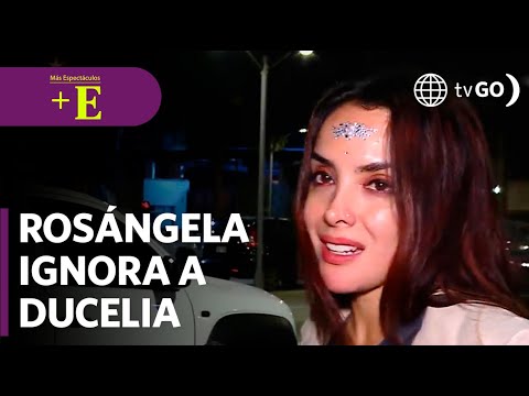 Rosángela ignora los dardos de Ducelia Echevarrría | Más Espectáculos (HOY)