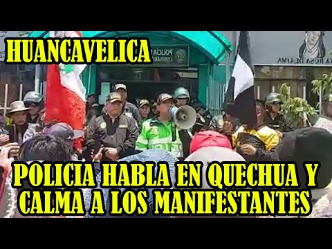 NACIÓN CHOPCCA SE MOVILIZA POR LAS CALLES DE HUANCAVELICA..