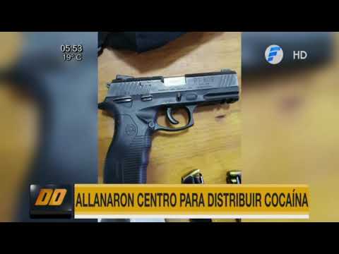 Hallan centro de distribución de cocaína en Asunción