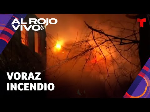 Voraz incendio consume viviendas de varias familias hispanas al norte de Nueva York