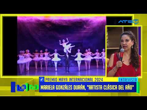 Mariela Gonzáles recibe el Premio Maya 2024