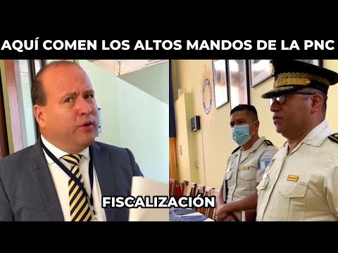 CRISTIAN ALVAREZ MUESTRA LOS COMEDORES DE LOS ALTOS MANDOS DE LA PNC GUATEMALA