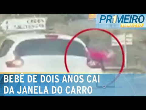 Criança de dois anos cai de veículo em movimento na Espanha | Primeiro Impacto (11/04/24)