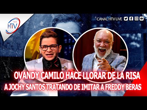 Ovandy Camilo hace reír a Jochy Santos imitando a Freddy Beras