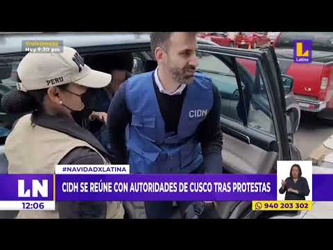 CIDH se reúne con autoridades de Cusco tras protestas