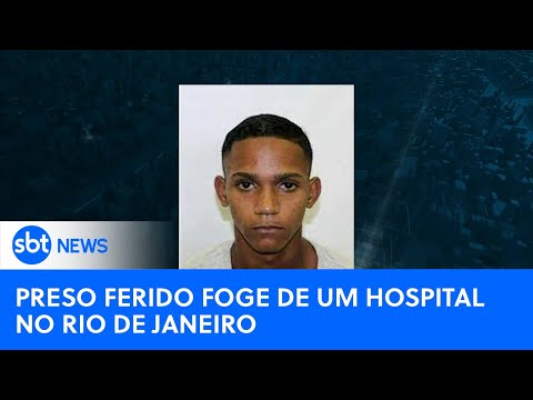 Criminoso foge de hospital público no Rio de Janeiro| #SBTNewsnaTV(12/02/24)