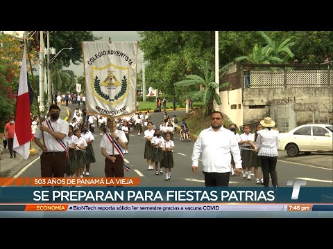 Con desfiles celebraron los 503 años de fundación de la Ciudad de Panamá