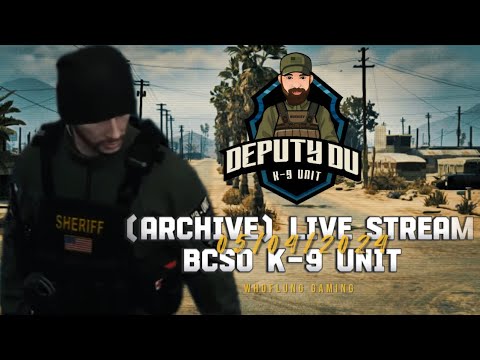 (Live) GTA 5 Rp - Sheriff K9 Unit - #gta #gameplay #funny #live