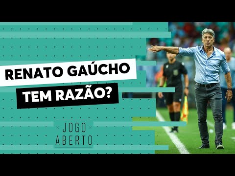 Debate Jogo Aberto: Renato Gaúcho teve razão ao se revoltar com a arbitragem de Bahia x Grêmio?