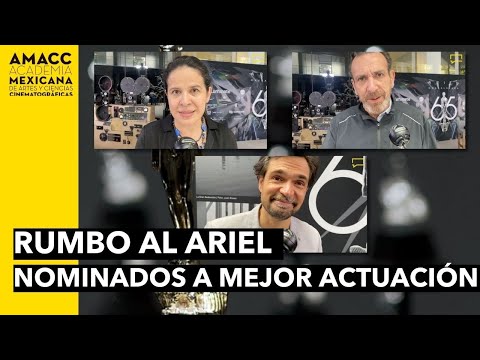 Entrevista con los nominados a mejor actuación del Ariel 2023