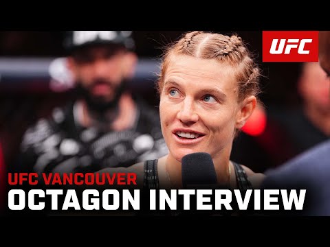 Manon Fiorot Octagon Interview | UFC Vancouver