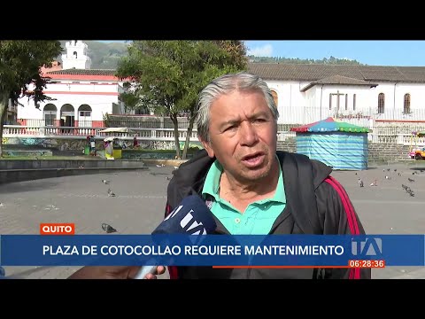 Vecinos de Cotocollao piden por segunda ocasión se realice el mantenimiento de la plaza del sector