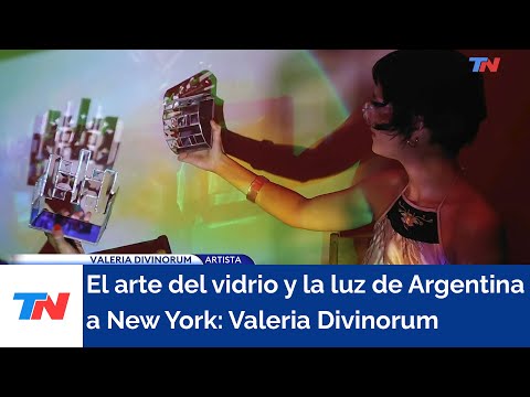 El arte del vidrio, la luz y la forma I De Argentina a New York: la artista Valeria Divinorum
