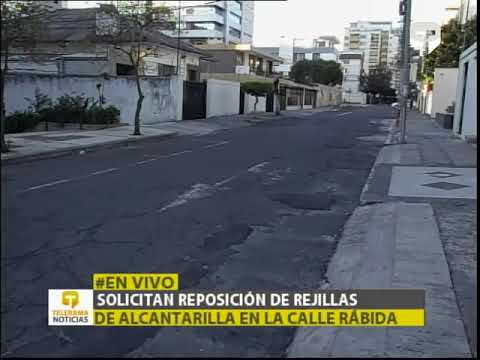 Solicitan reposición de rejillas del alcantarilla en la calle Rábida