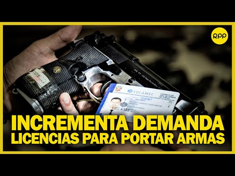 Licencias para portar armas: Lima y La Libertad son las regiones donde más se tramitan