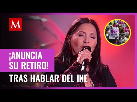 Ana Gabriel se disculpa con fans tras pelea por hablar de la marcha del INE