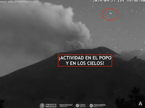 #POPOCATÉPETL | ¡Con actividad y objetos circulando! El #Volcán #EnVivo