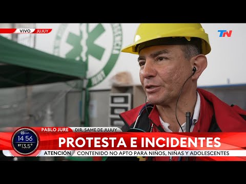 JUJUY I Ya hemos atendido entre 50 y 70 personas heridas Pablo Jure, Director SAME provincial