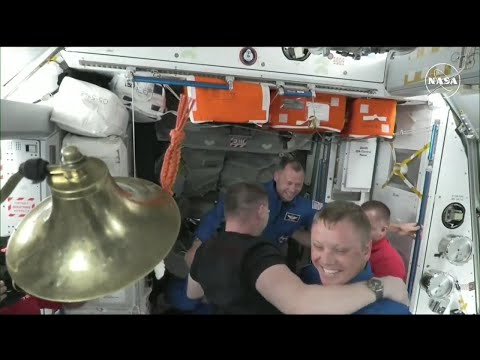 Stuck NASA astronauts welcome SpaceX capsule that will bring them home next year