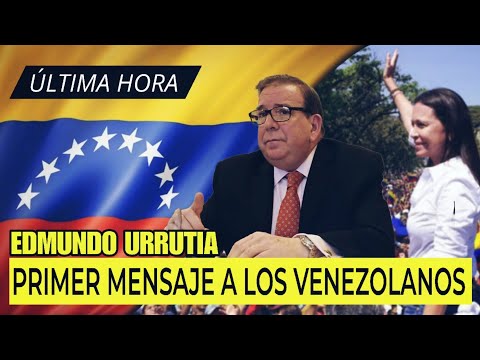 ULTIMA HORA: EDMUNDO GONZÁLEZ URRUTIA dirige su PRIMER MENSAJE a los VENEZOLANOS