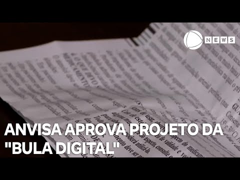 Anvisa aprova projeto da bula digital de medicamentos