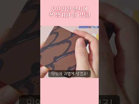오프라인 행사에 꼭 챙겨가야 할 것들! | 미니덕트 오예스 보조배터리 🤎