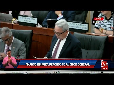 Finance Minister Responds To Auditor General