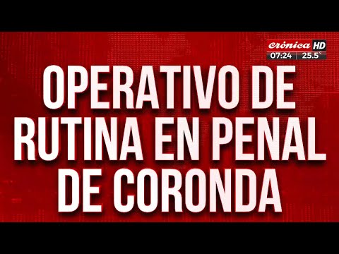 Operativo de rutina en penal de Coronda: secuestraron celulares y droga en el pabellón