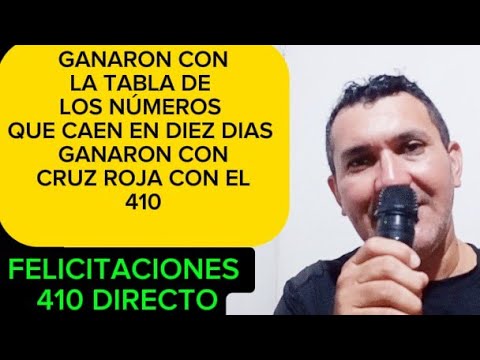 ACIERTO CON LOTERÍA DE LA CRUZ ROJA CAYÓ 410,, FELICITACIONES