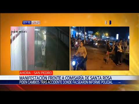 Caso Santa Rosa: Ciudadanos indignados exigen cambios en cúpula policial tras accidente