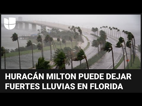 Marea de tormenta y lluvias intensas: esto se espera del impacto del Milton en Florida