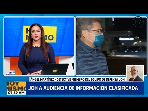 Detective Ángel Martínez revela detalles de audiencia de JOH
